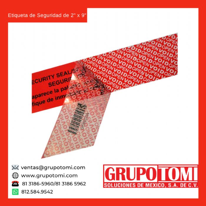 ETIQUETAS DE SEGURIDAD VOID